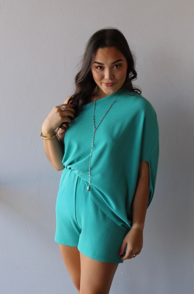 Tyche EMIT Slouchy OneShoulder Romper