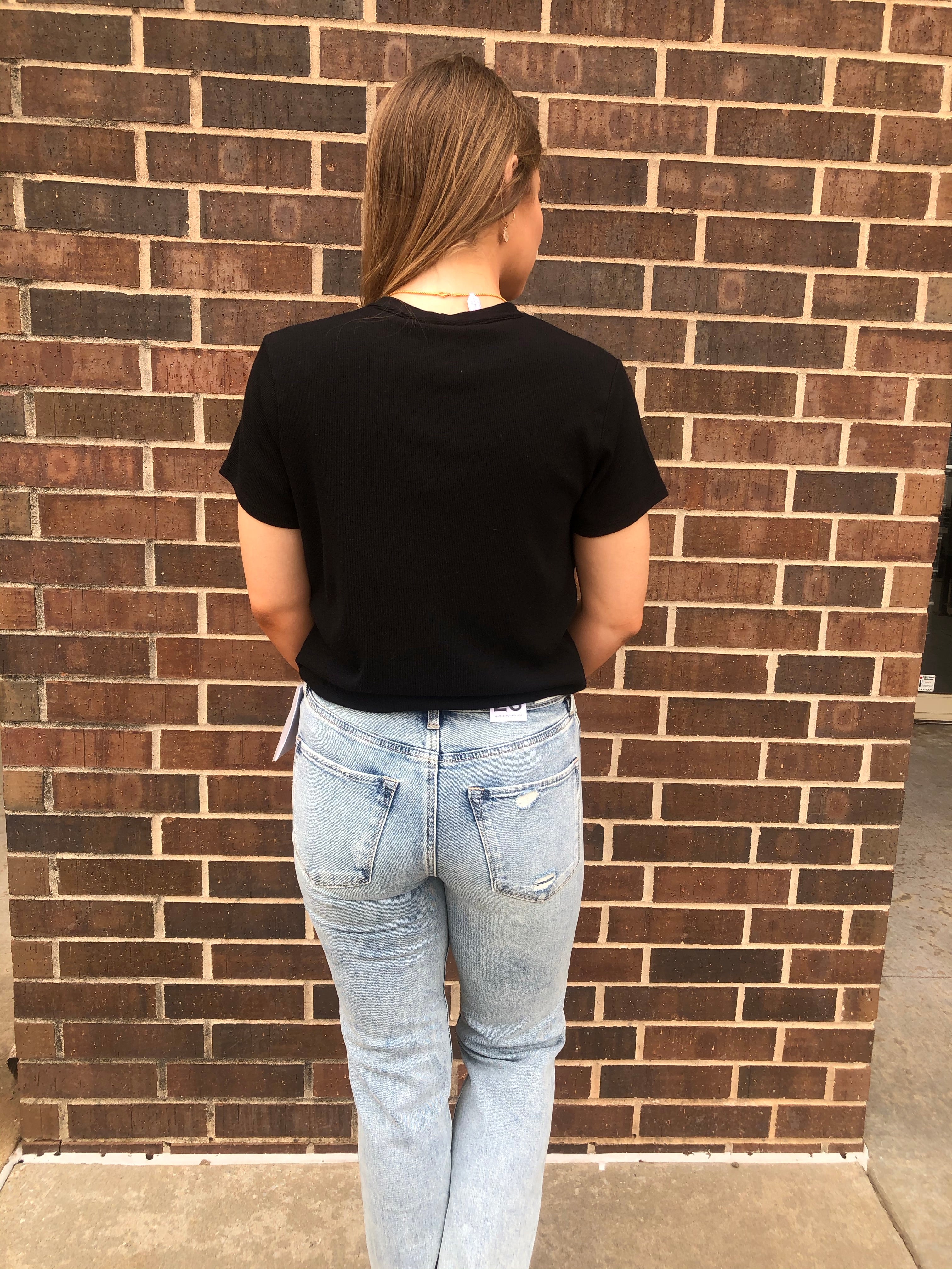 BOBI Surplce WHIRL Top Black