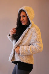 FROLIC SuperSoft Sherpa Zip Hoodie Jacket Top