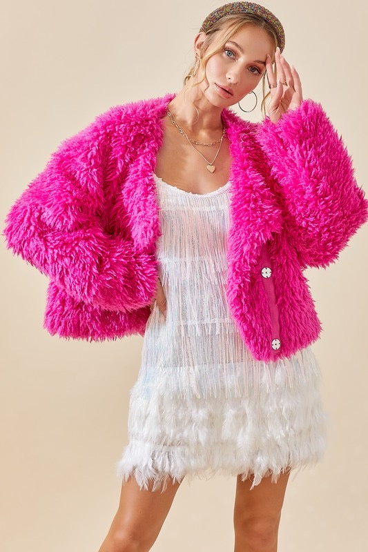 DANCER Sequin and Feather Trim DANCER Cami Dress