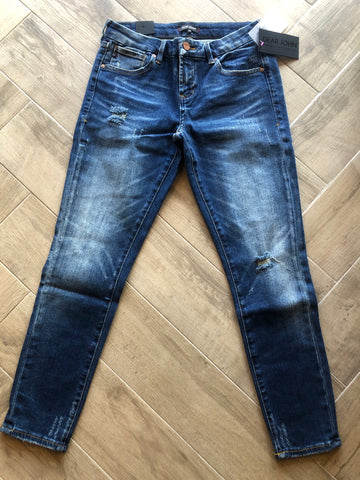 DEAR JOHN MidRise JOYRICH Distressed Skinny Jean