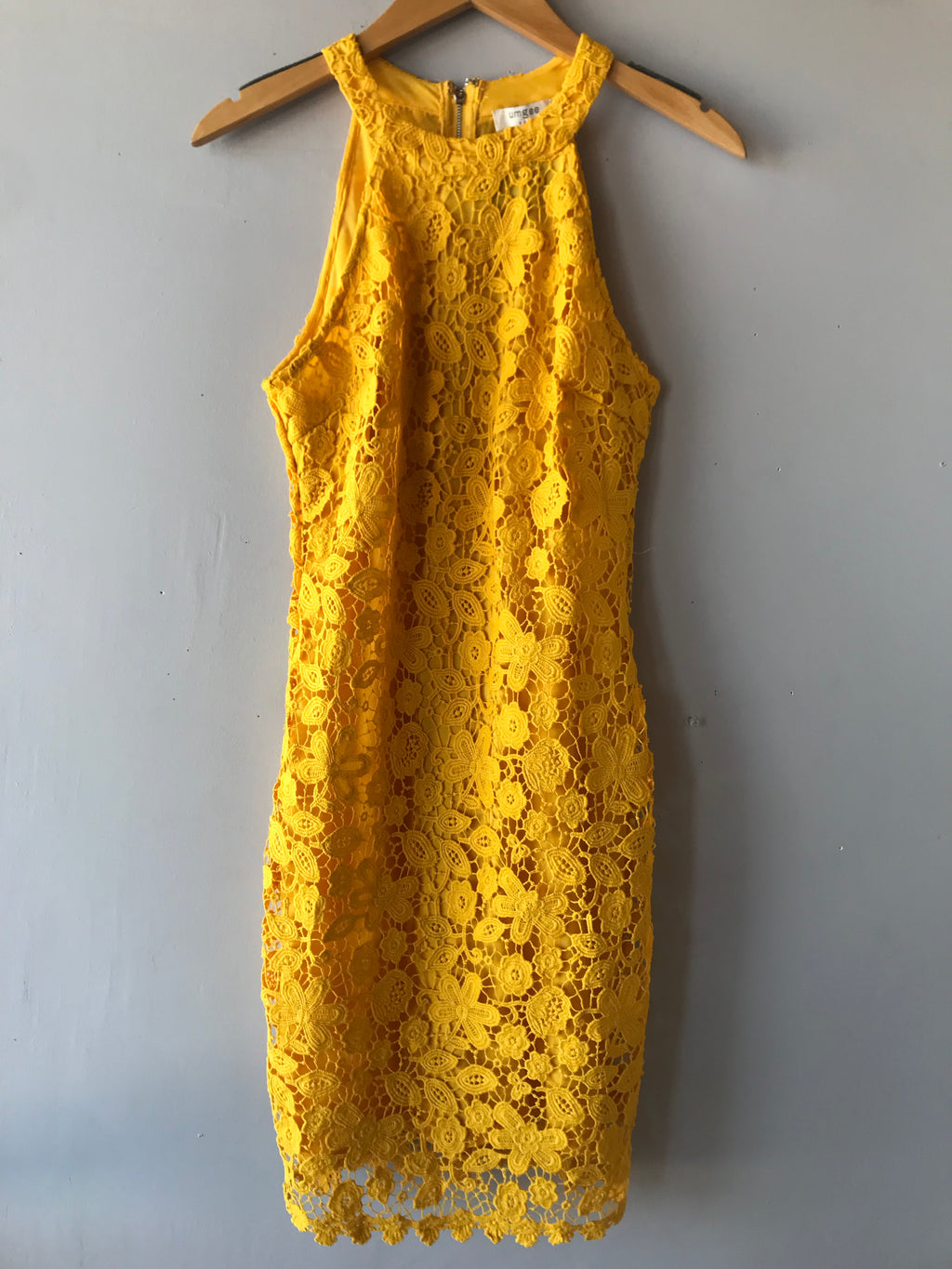 UMGEE Crochet Lace HANDPICKED HalterNeck Dress