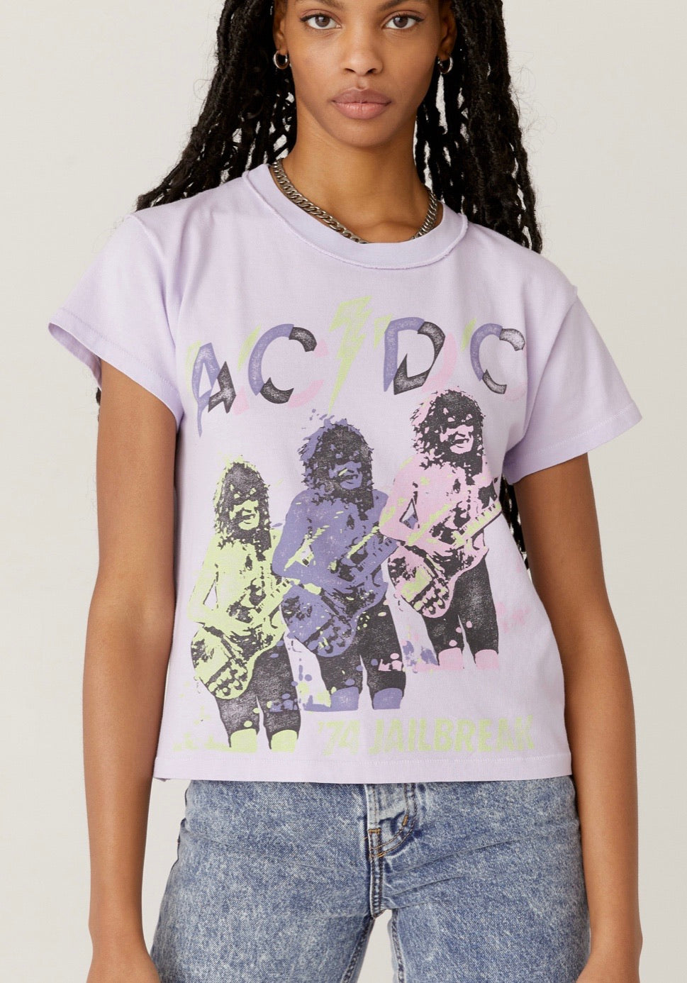 DAYDREAMER Jailbreak AC/DC Reverse Girlfriend Tee