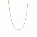 JULIE VOS CHARLOTTE Pearl Delicate Station Necklace