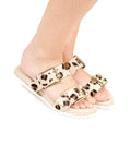 HEY PONY Leopard Slip On Sandal Shoes