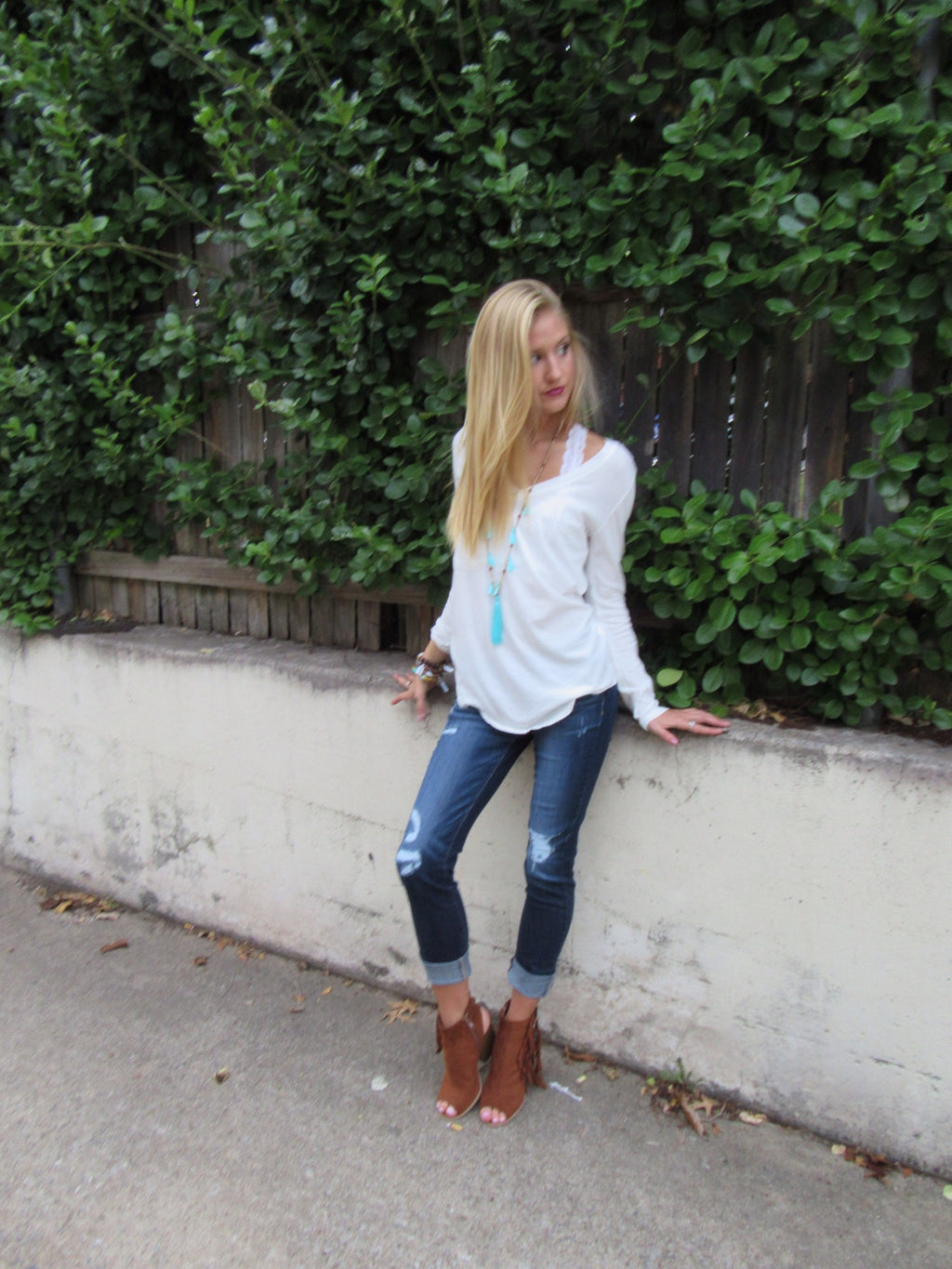 BOBI LongSleeve PERFECT Boyfriend Pocket Tee