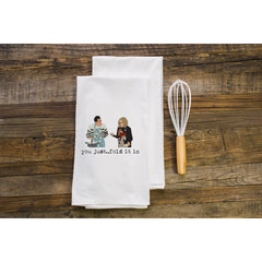 AL Printed Kitchen Tea Towel