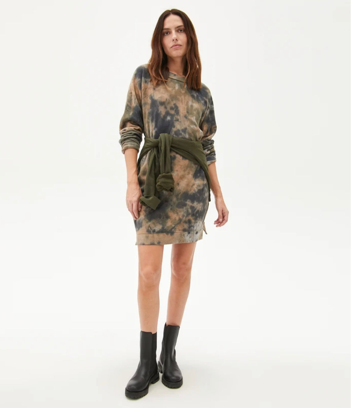 MICHAEL STARS TieDyed LOLLY Sweatshirt Dress