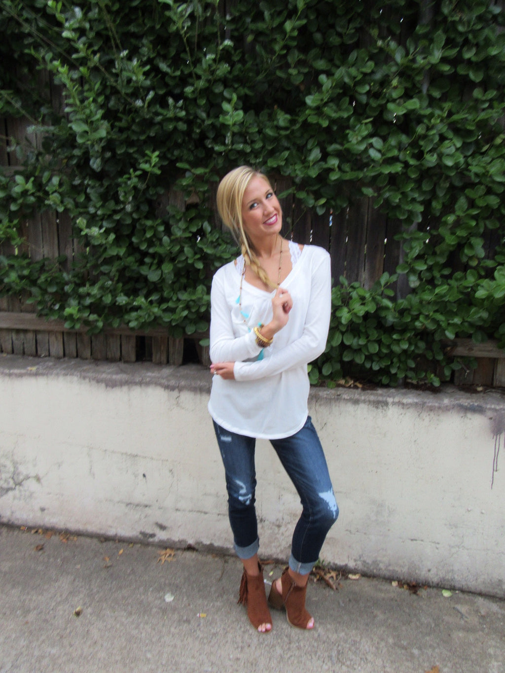 BOBI LongSleeve PERFECT Boyfriend Pocket Tee