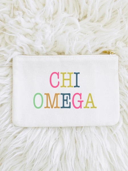 AL SORORITY COLOR BLOCK POUCH