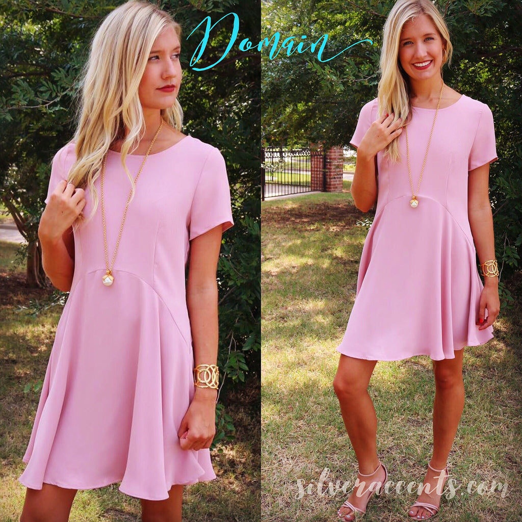 *Everly DOMAIN DropWaist ShortSleeve Woven Dress