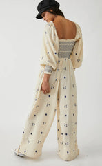 FREE PEOPLE Embroidered DAHLIA Jumpsuit