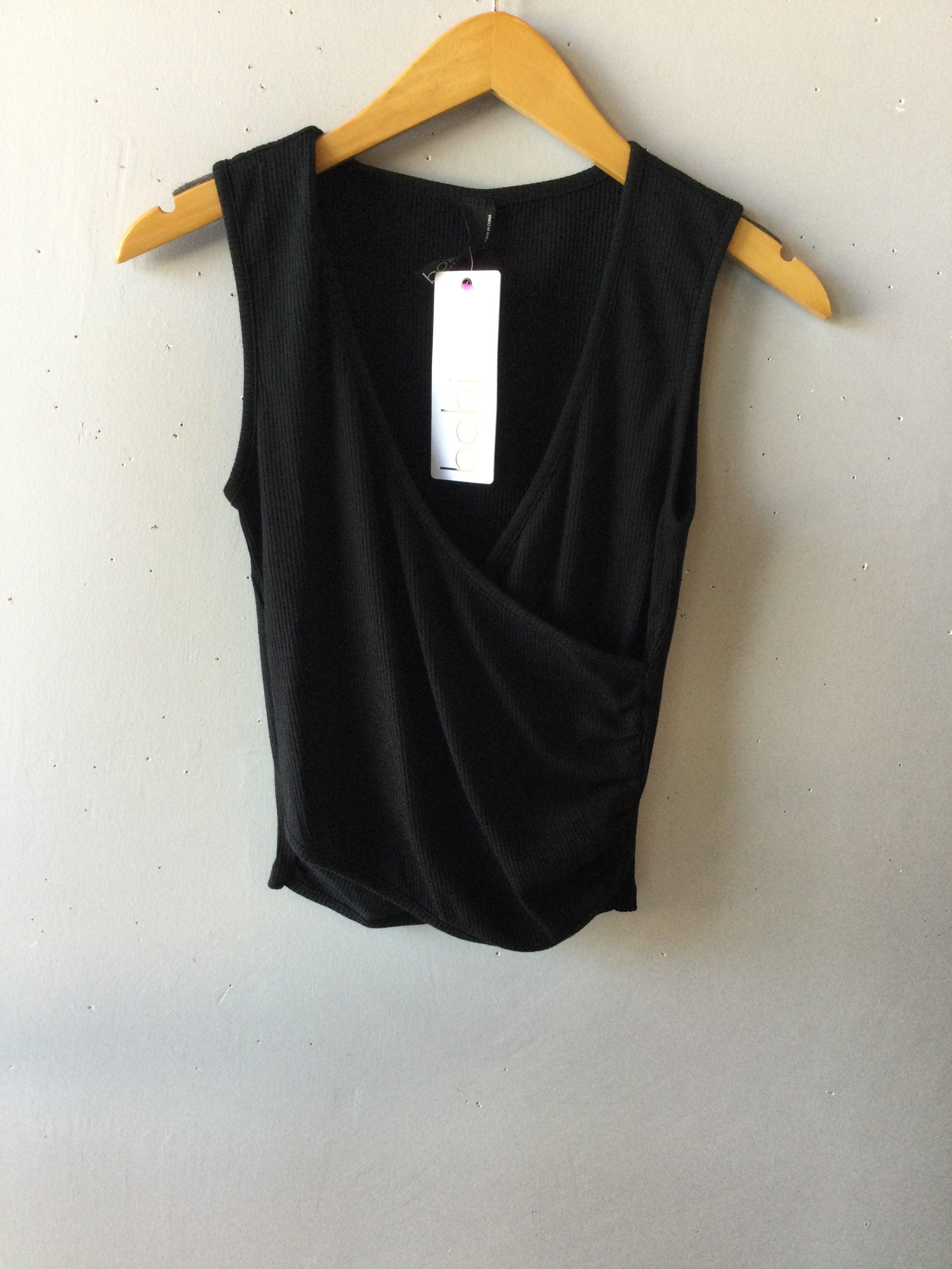 BOBI RibKnit ENGAGE Surplice Top