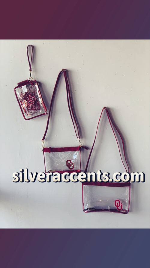 CD NCAA Logo Clear Small Crossbody Bag