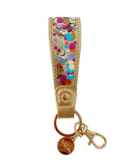 PACKED PARTY Hooked On CONFETTI STRAP KEYCHAIN
