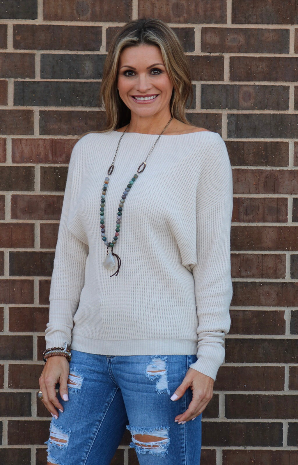 FREEFALL SuperSoft RibKnit Boatneck Sweater Top