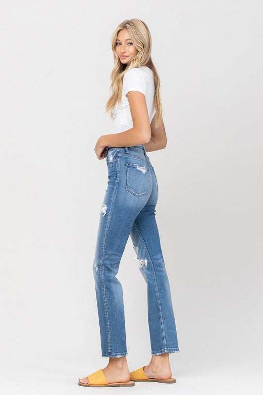 VERVET  Super Hi~Rise LEONA Stretch Straight Jean