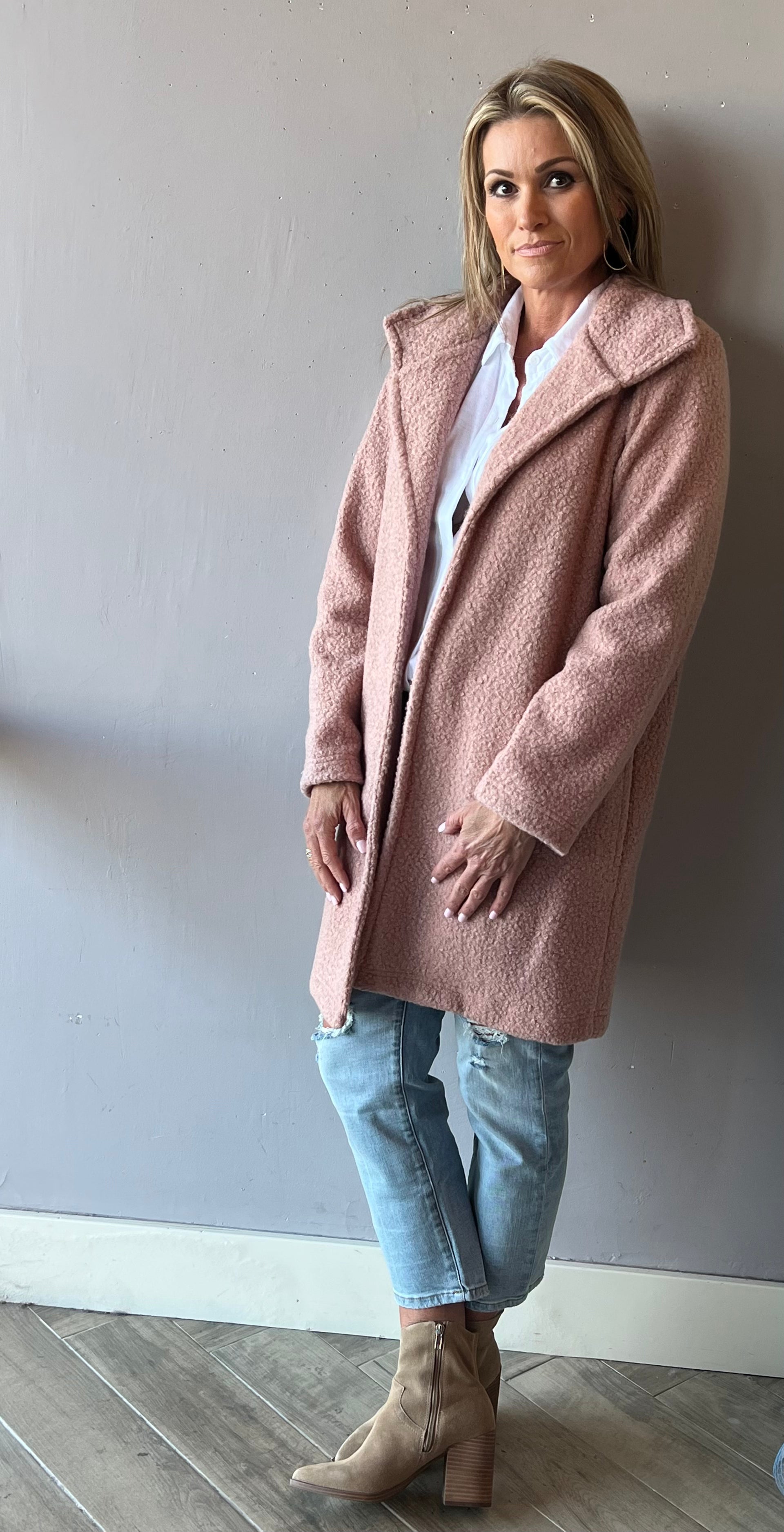 IVY JANE Merino AMORE Textured Coat