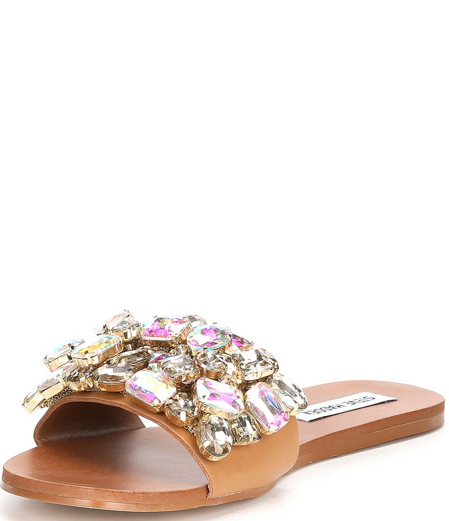 STEVE MADDEN Rhinestone BRIONNA Flat Sandal