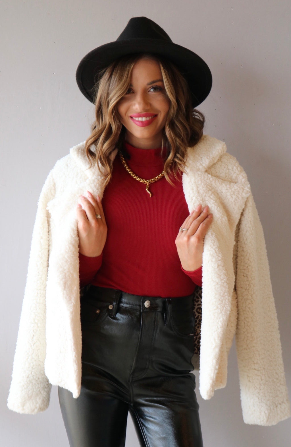 EXPO PuffSleeve MockNeck Bodysuit