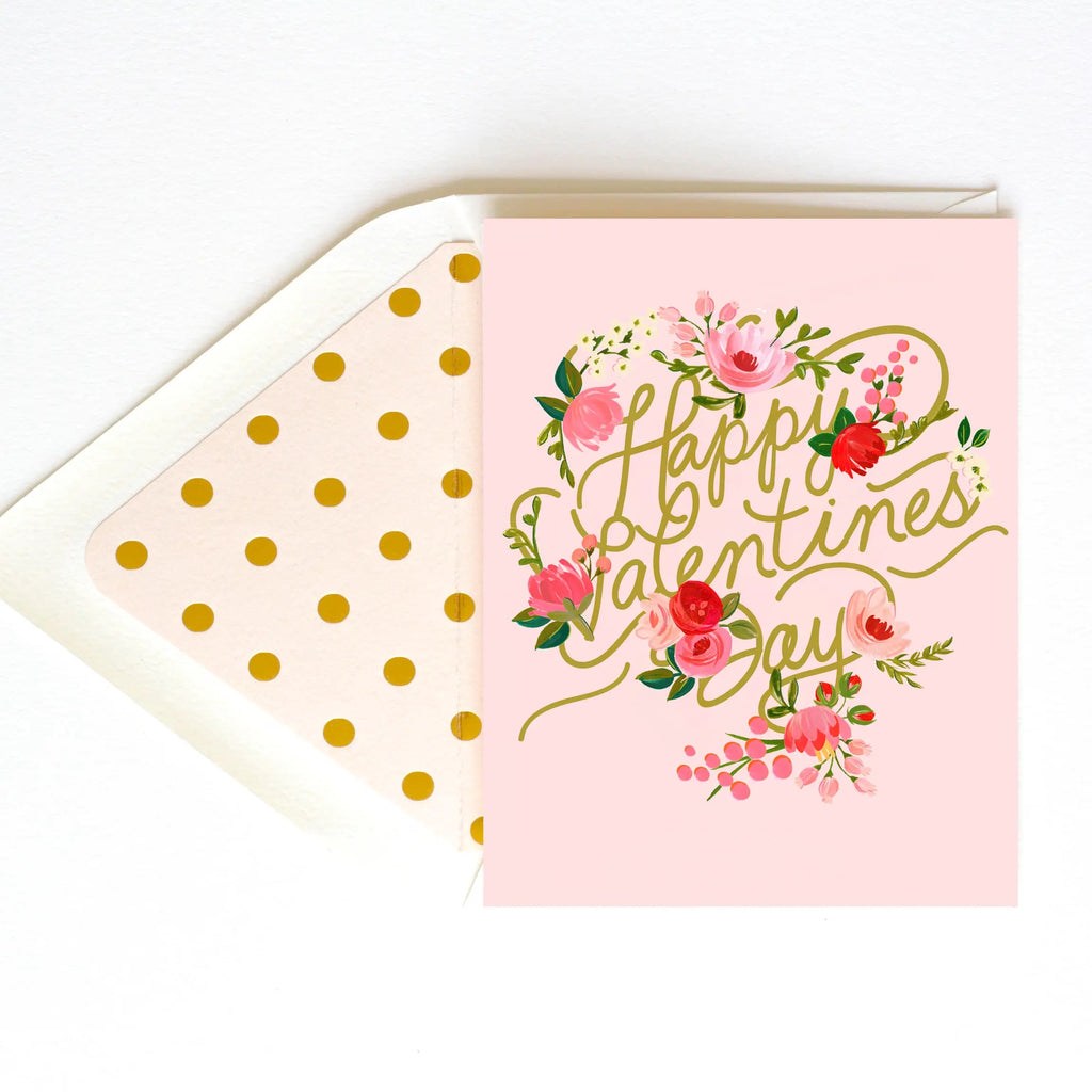 THE FIRST SNOW Valentine’s Day Designer Greeting Card