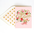 THE FIRST SNOW Valentine’s Day Designer Greeting Card