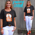 GAMEDAY COUTURE Logo KEEP IT CROPPED Snow Wash Tee Top