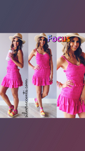 FOCUS 2pc Ruffle Smock Tank/Skirt Set