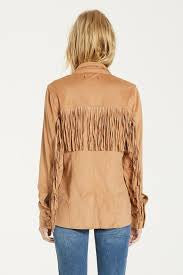 DEAR JOHN Fringe LEVI Suede Jacket