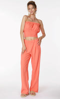 BOBI PaperBag Waist JOURNEY Wide Leg Pant