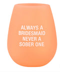 AF Silicon GRAPHIC Stemless Wine Glass