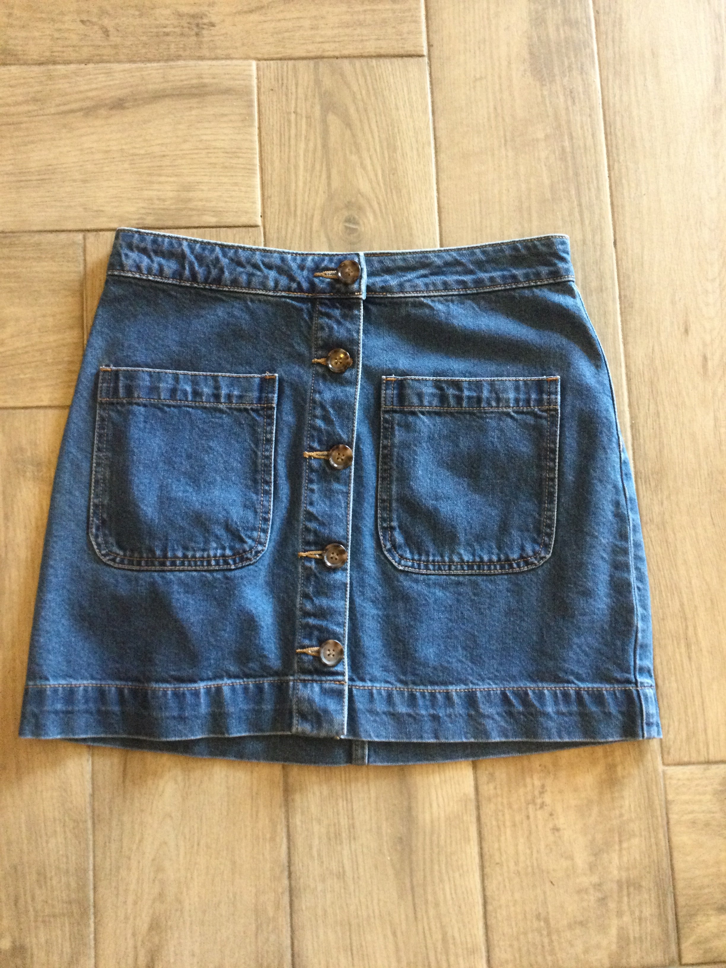 FREE PEOPLE! ButtonDown DON’T GET ME WRONG Skirt