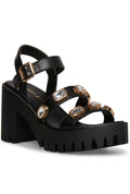 MADDEN GIRL Rhinestone STUNNING Lug Sole Sandals