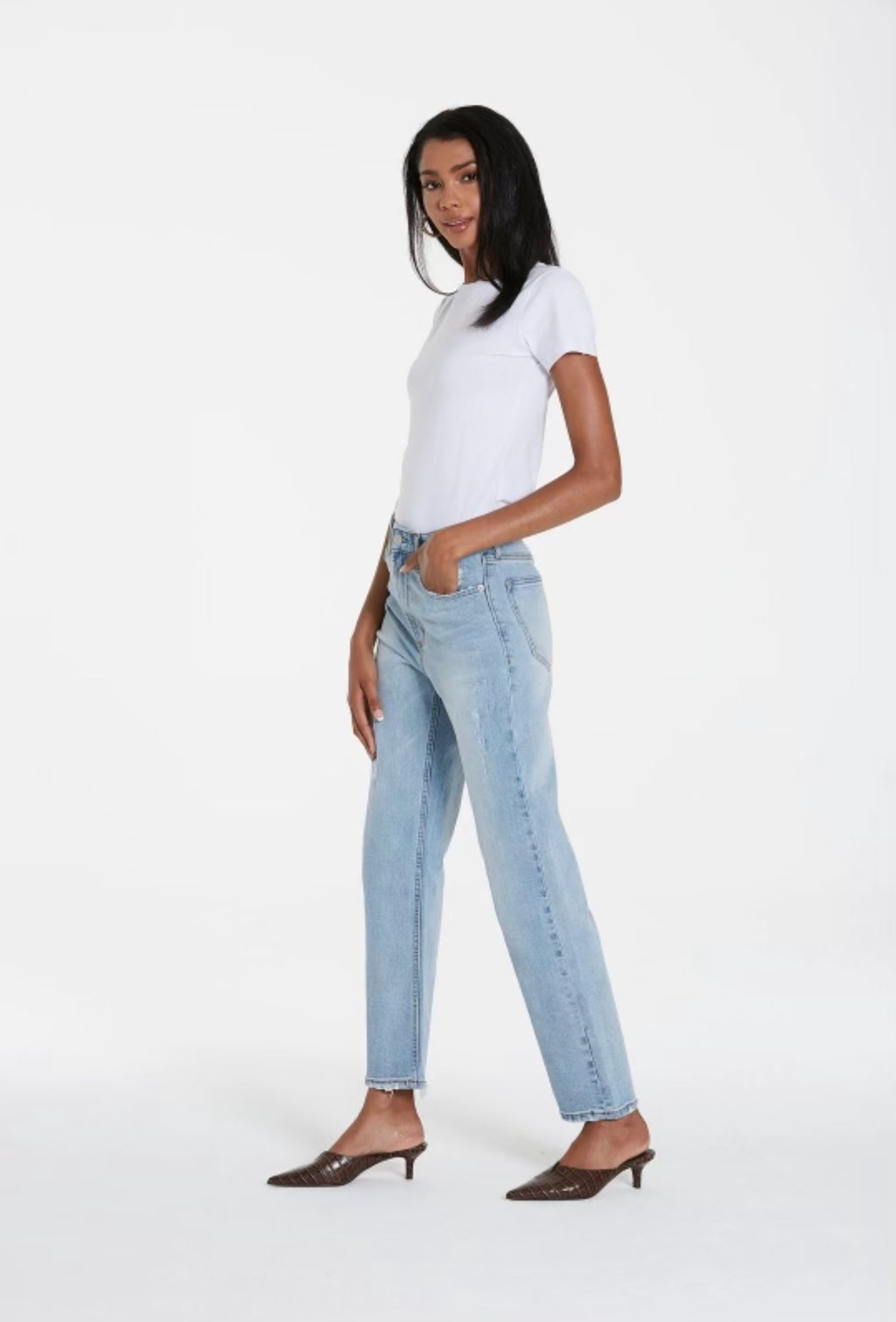 DEAR JOHN Straight Leg 90’S  Stretch Jeans