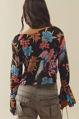 FREE PEOPLE Floral OF PARADISE Top