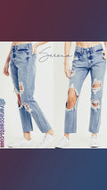 JBD SERENA Super Distressed Girlfriend Jean