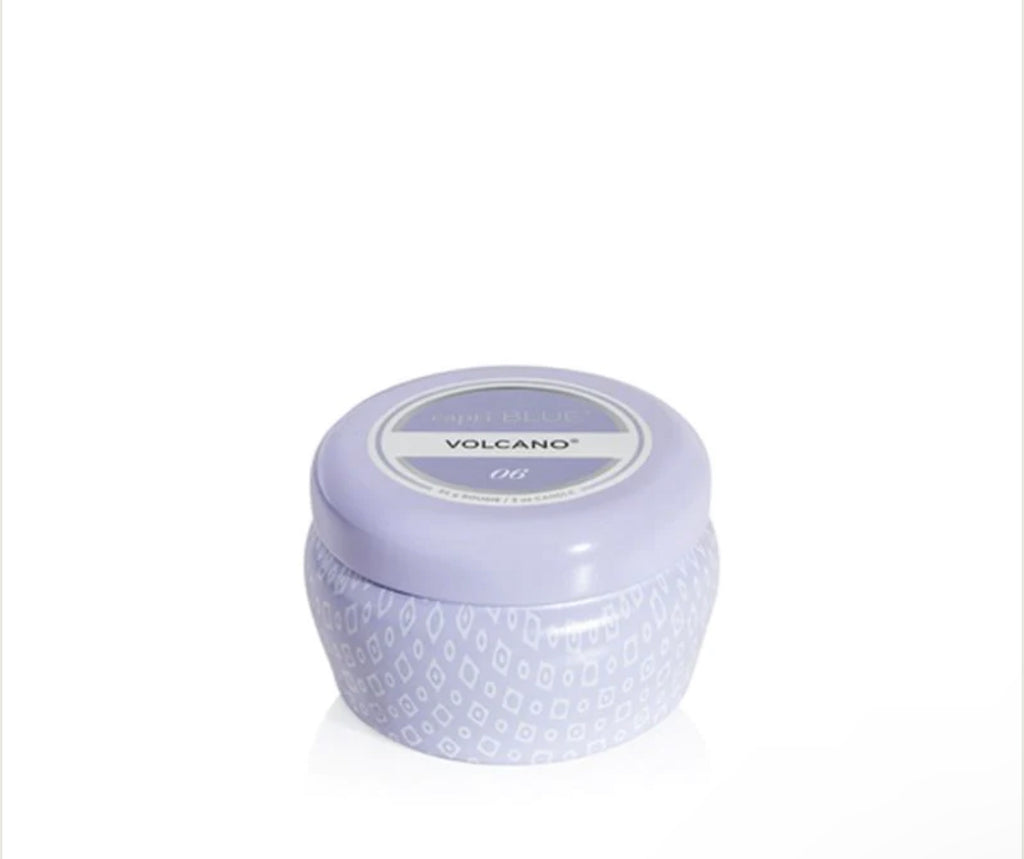 Capri BLUE Volcano Lavender Mini Tin Candle 3oz