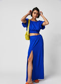 FREE PEOPLE 2pc TOVAH Flutter Sleeve/Maxi Skirt Set