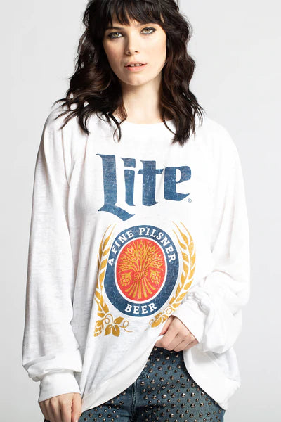 *RECYCLED KARMA Vintage MILLER LITE Sweatshirt