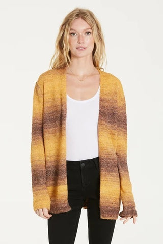 DEAR JOHN Gradient TENLEY Strip Cardigan