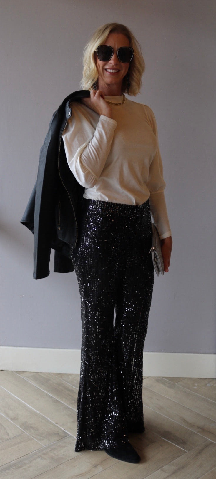 RYDER Vegan Leather Zip Moto Jacket