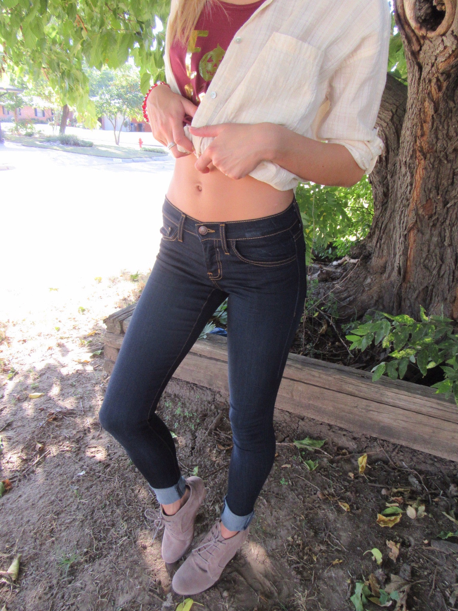 FLYING MONKEY 5pkt RESIN WASH Skinny Jeans