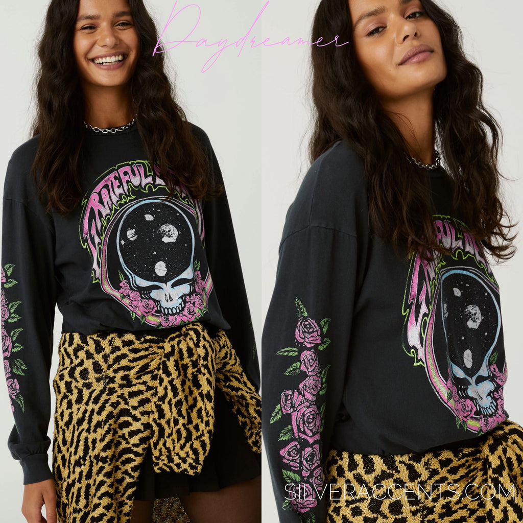 DAYDREAMER Space Face GRATEFUL DEAD Vintage Long Sleeve Top