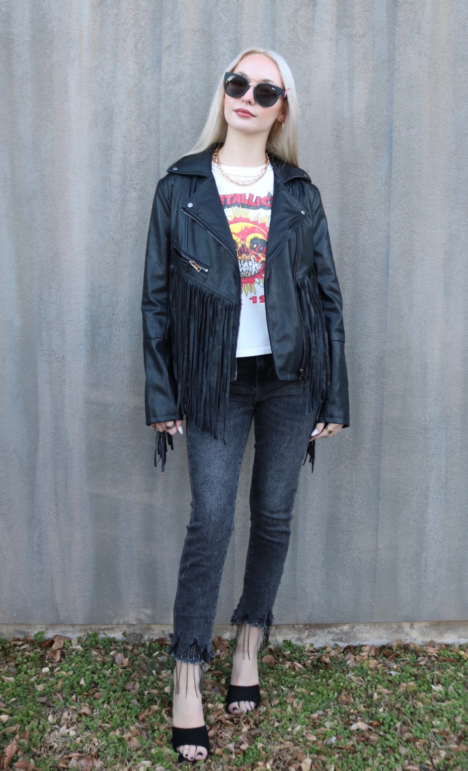 DEAR JOHN Rhinestone Hem STELLA Distressed Jean