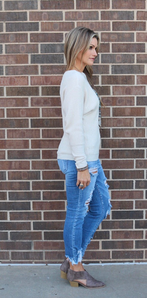 FREEFALL SuperSoft RibKnit Boatneck Sweater Top