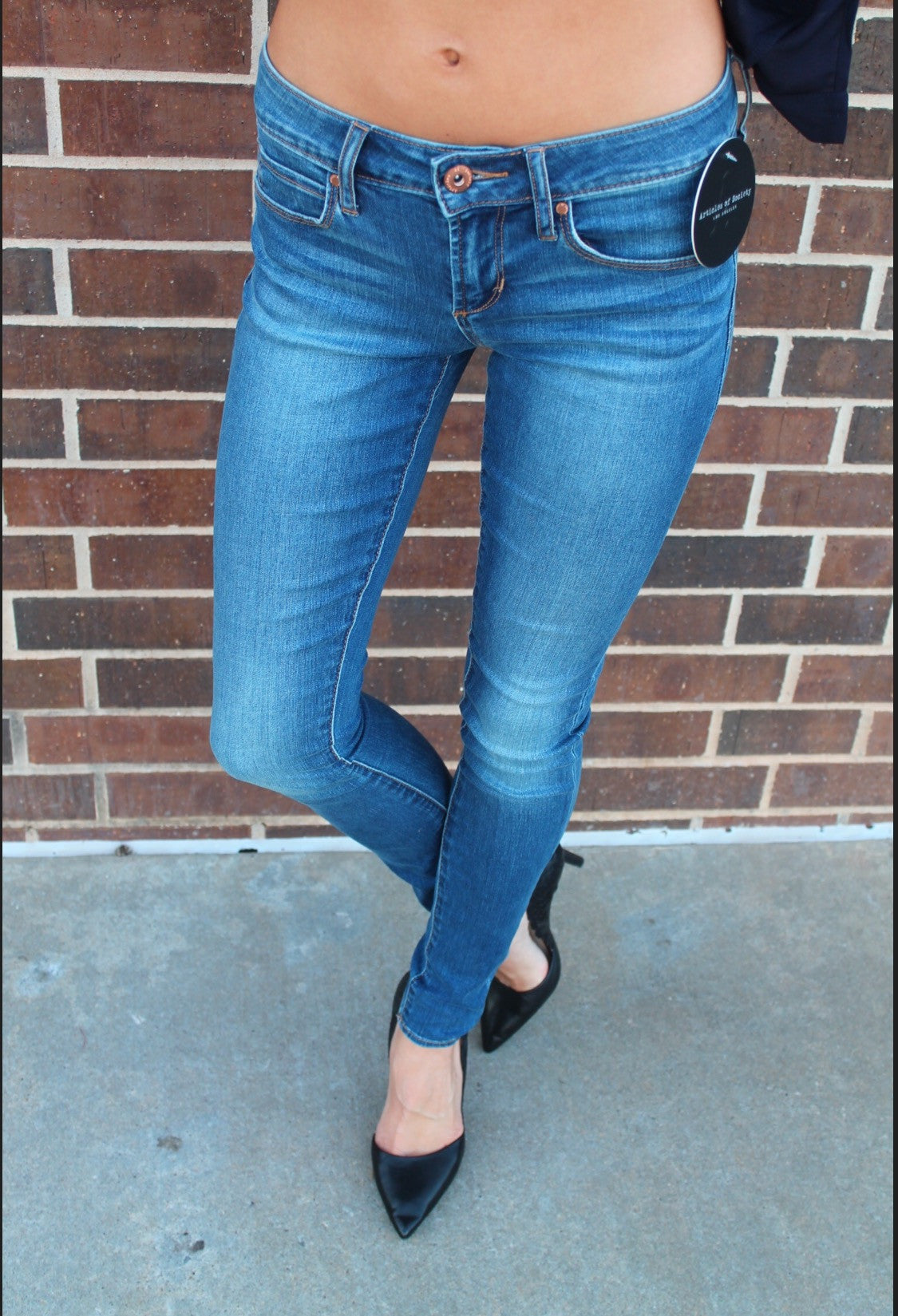 ARTICLES OF SOCIETY Ceder Wash MYA Skinny Jeans