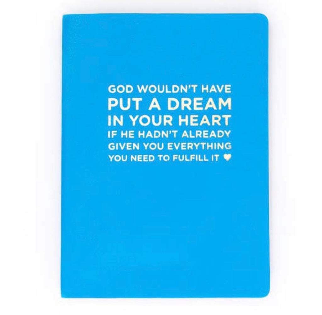 TE Blue GOD/ DREAMS Notebook