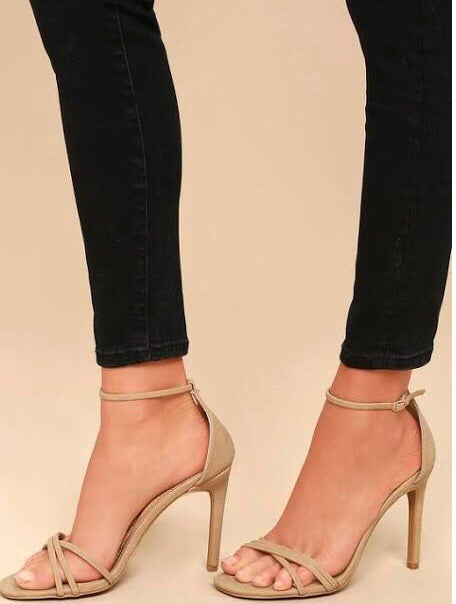 Anne Michelle MARILYN Strappy Patent AnkleStrap Sandal Shoe