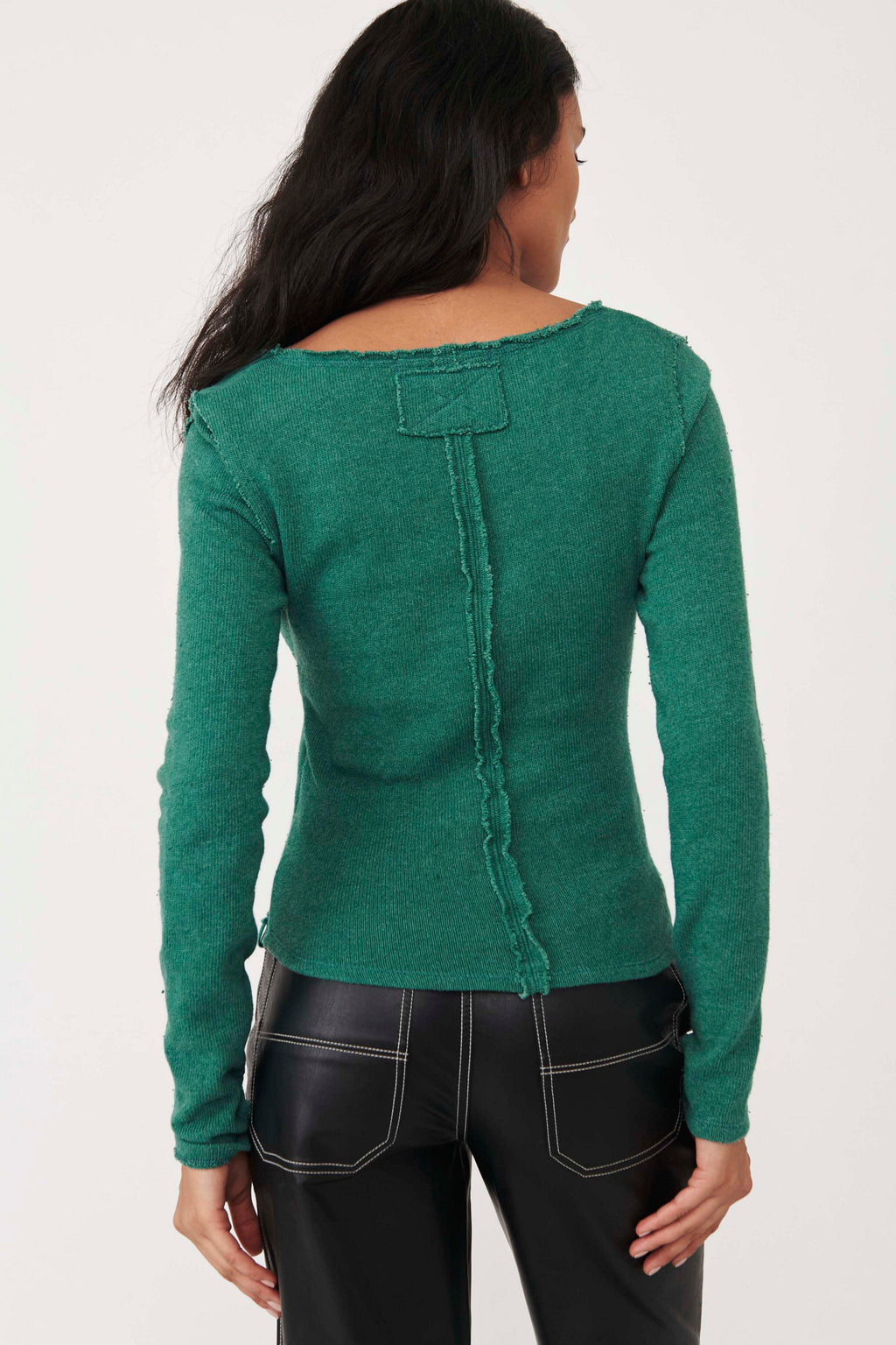 FREE PEOPLE Wrap LIKE A BOSS Raw Hem Top