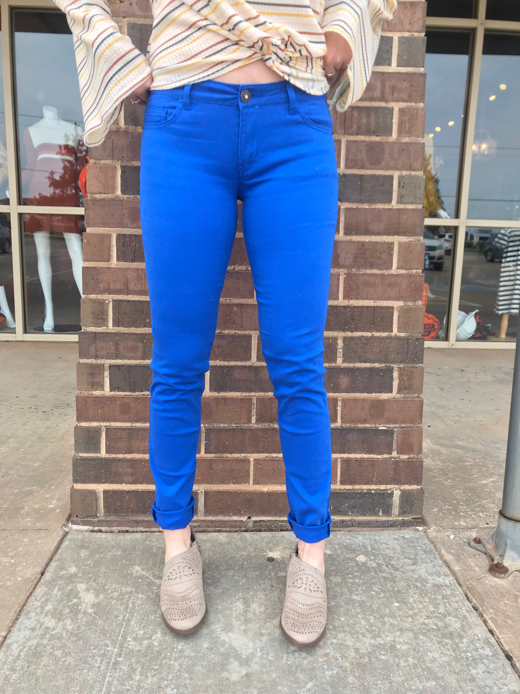 UPTOWN 5 Pocket Color Skinny Jeans